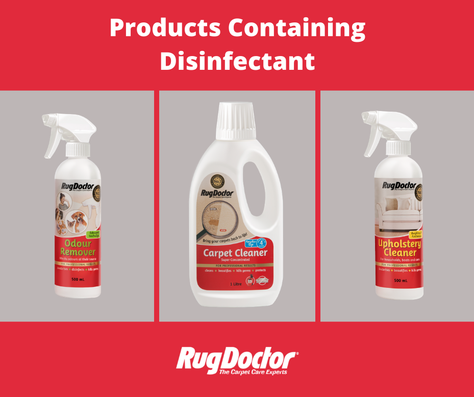 RD Products containing disinfectant