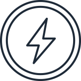 icon lightning dark